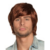 Perruque ann√©es 70 rousse homme  