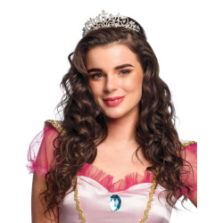 Tiare princesse m√©tallique √† strass femme  