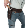 Ceinture avec √©tui cowboy noire ou marron adulte  