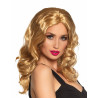 Perruque longue blonde  