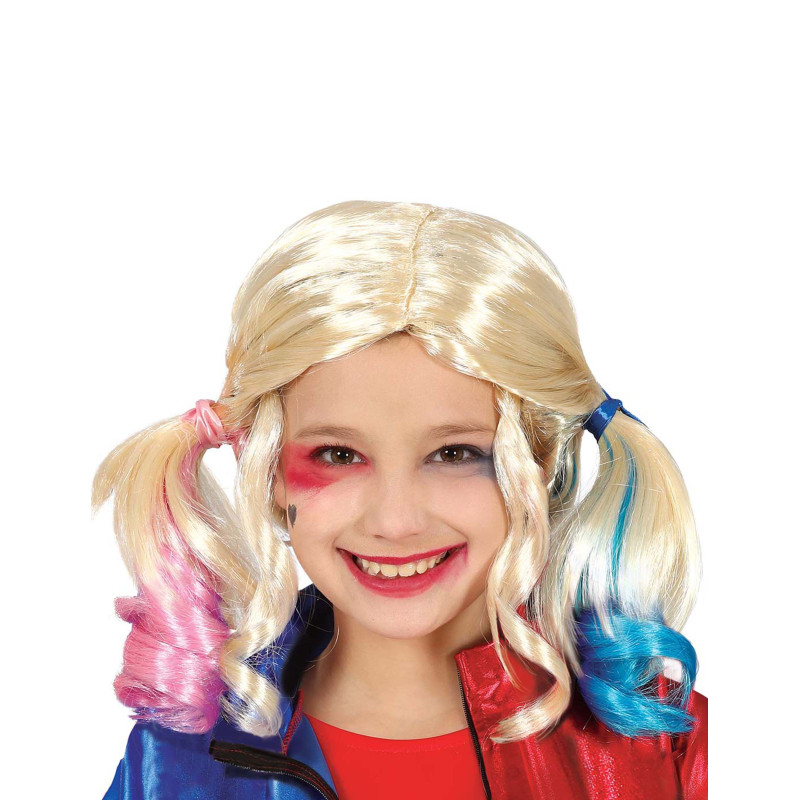 Perruque arlequine mal√©fique enfant  
