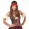 Perruque pirate ou hippie avec bandana adulte  