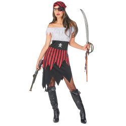 D√©guisement pirate dentel√© femme  
