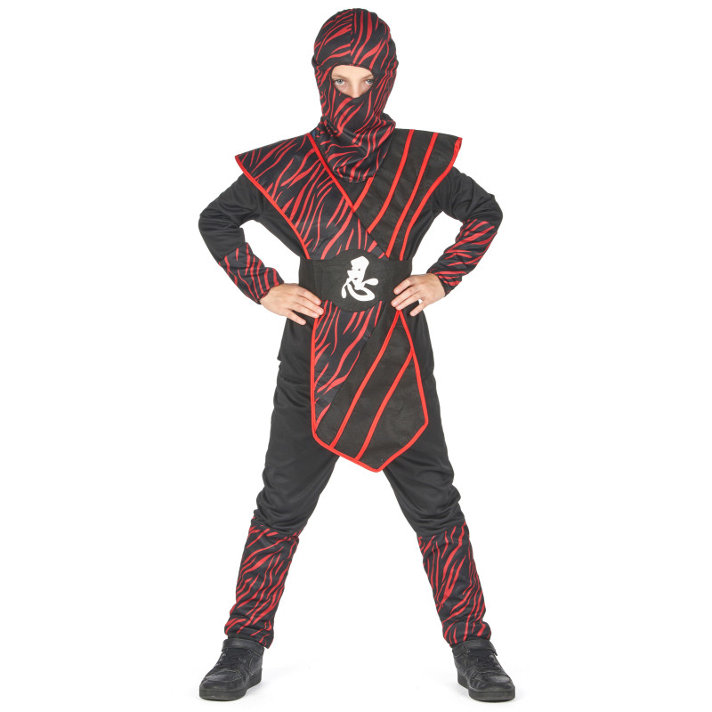 D√©guisement ninja fauve rouge gar√ßon  