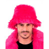 Bob en poils rose fluo adulte  