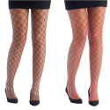 Collants résille à grosses mailles Femme - Costume collant résille - Déguisement collant résille The Duck