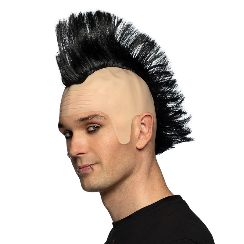 Perruque punk cr√™te homme  