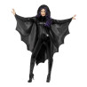 Cape noire chauve-souris femme  