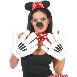 Gants mains g√©antes souris adulte  