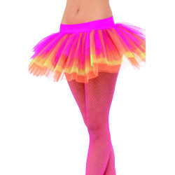 Tutu multicolore fluo de ballerine femme  