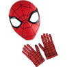 Coffret accessoires masque et gants de Spiderman enfant  