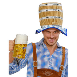 Chapeau tonneau de bi√®re Bavarois adulte  