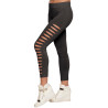 Legging trou√© noir adulte  