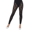 Legging dentelle noir femme  