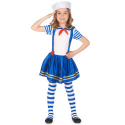 D√©guisement marin brillant fille  
