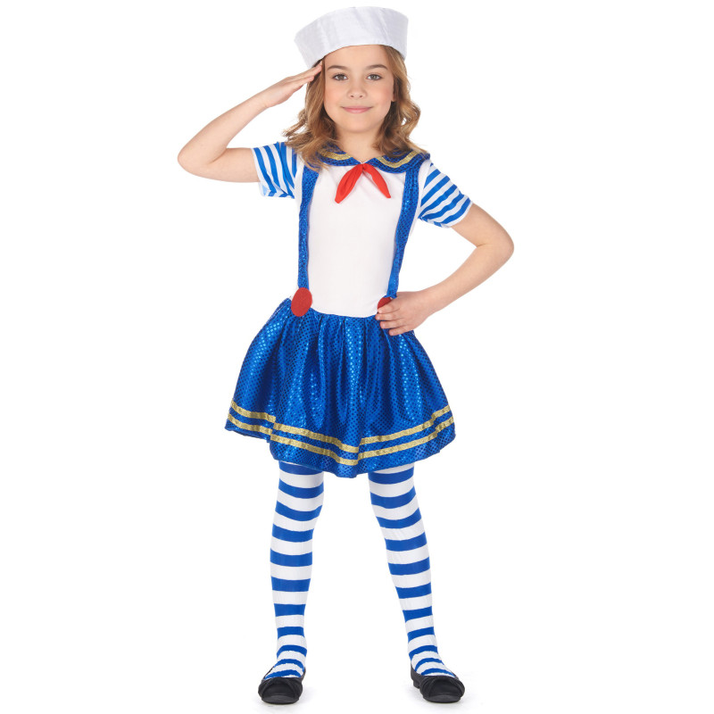 D√©guisement marin brillant fille  