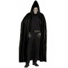 Cape noire avec capuche adulte  