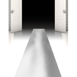 Tapis argent 450 x 60 cm  