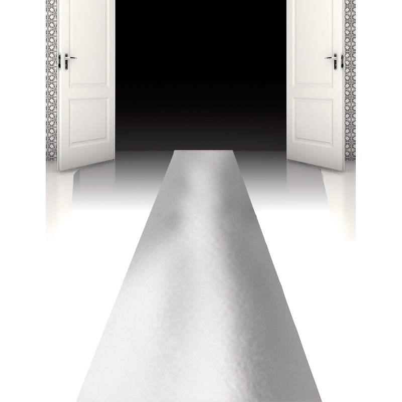 Tapis argent 450 x 60 cm  