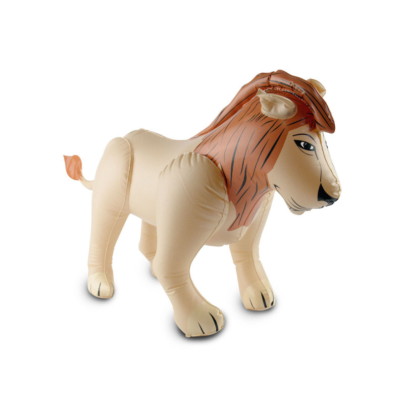 Lion gonflable 48 x 78 x 22 cm  