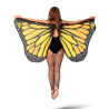 Ailes de papillon orange 170 x 80 cm adulte  