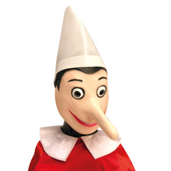 Masque latex Pinocchio adulte  