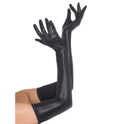 Gants longs simili cuir adulte  