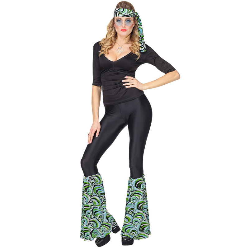 Kit bandeau et jambi√®res ann√©es 70 waves  
