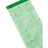 Chemin de table vert motif terrain de foot en mati√®re non tiss√©e 30 cm x 5 m  
