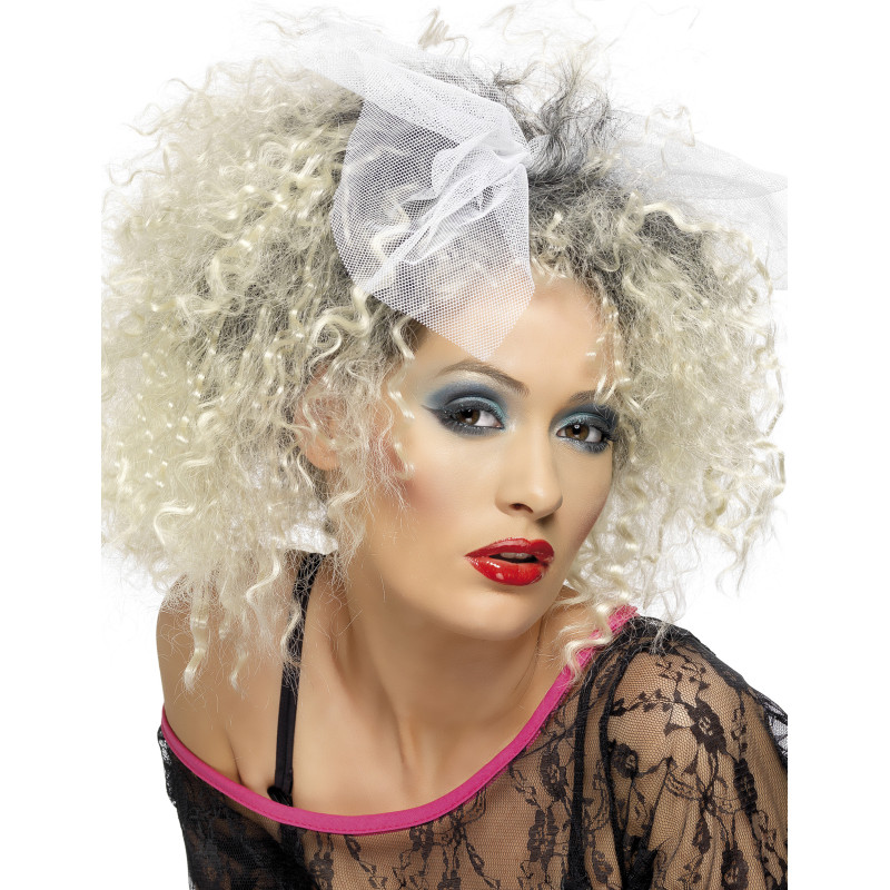 Perruque ann√©es 80 blonde femme  