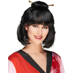 Perruque noire chinoise femme  