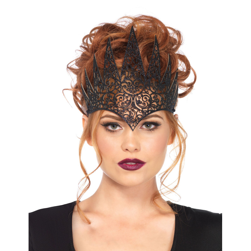 Couronne mal√©fique noire femme  