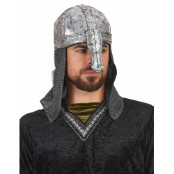 Casque chevalier guerrier souple adulte  