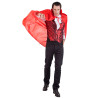 Cape vampire rouge homme 120 cm Halloween  