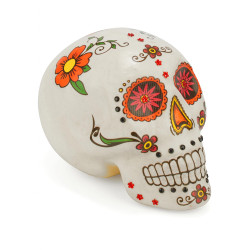 D√©coration cr√¢ne color√© Dia de los muertos  