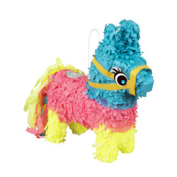 Mini pi√±ata √¢ne multicolore 20 x 18 cm  