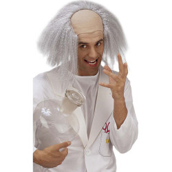 Perruque professeur fou adulte  