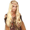 Perruque m√©di√©vale blonde femme  