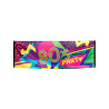 Banni√®re en tissu 80's Party 74 x 220 cm  