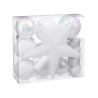 Kit d√©corations de sapin blanc 18 pi√®ces avec boules et cimier  