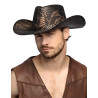 Chapeau Cowboy Peau de Cobra adulte  