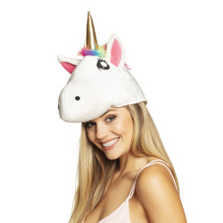 Chapeau t√™te de licorne adulte  