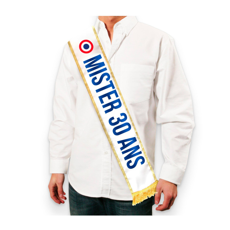 √âcharpe tricolore Mister 30 aine  