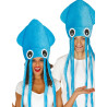 Chapeau calamar bleu adulte  