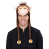 Bonnet singe en peluche adulte  