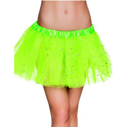 Tutu vert √©toile scintillante femme  