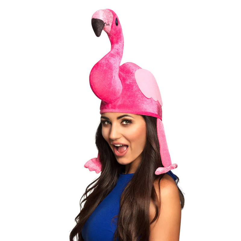 Chapeau flamant rose adulte  
