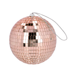 Boule √† facette rose gold 15 cm  