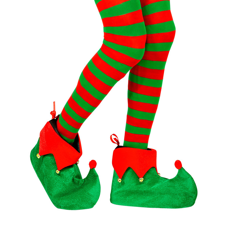 Sur-chaussures de lutin de No√´l adulte  