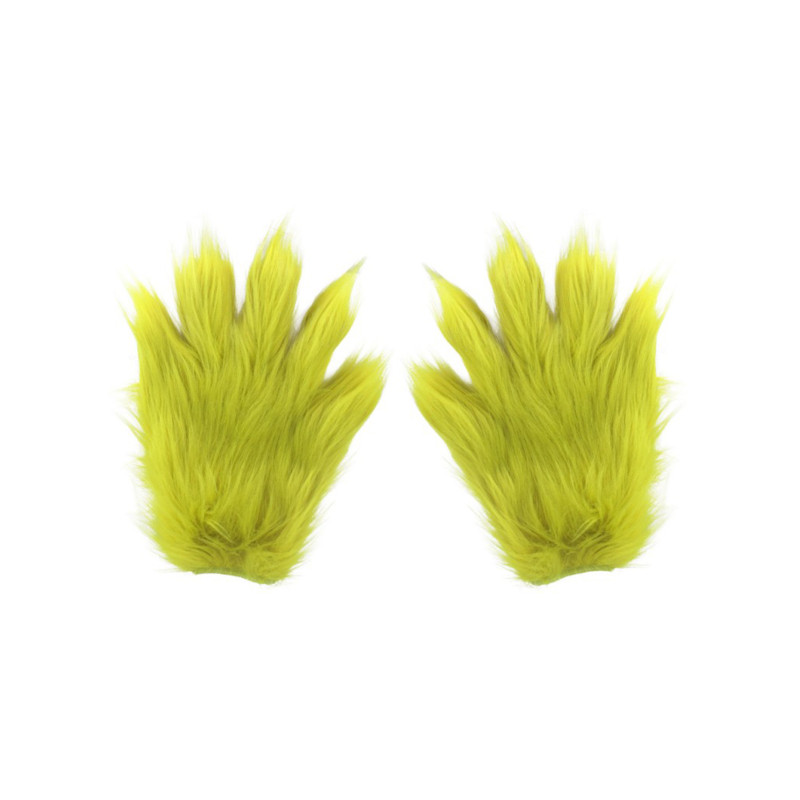 Gants poilus le Grinch adulte  